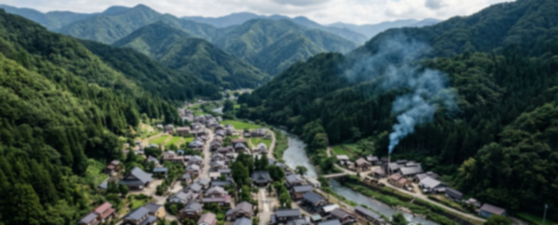 Mountain valley in Gifu — the heartland of Japanese ceramics